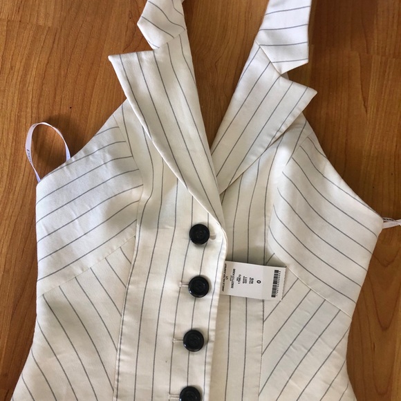 Bebe Timeless pinstrip jumpsuit - Picture 4 of 8